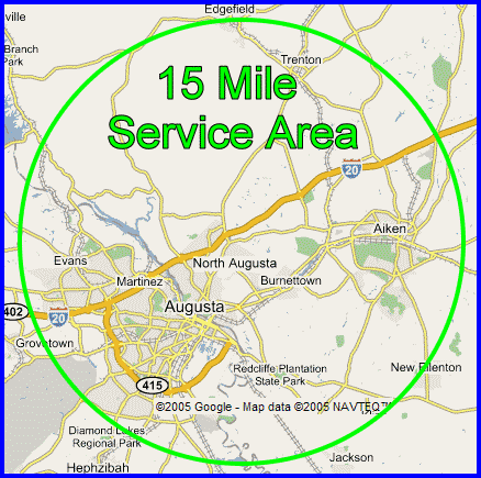 onsite computer support service area map